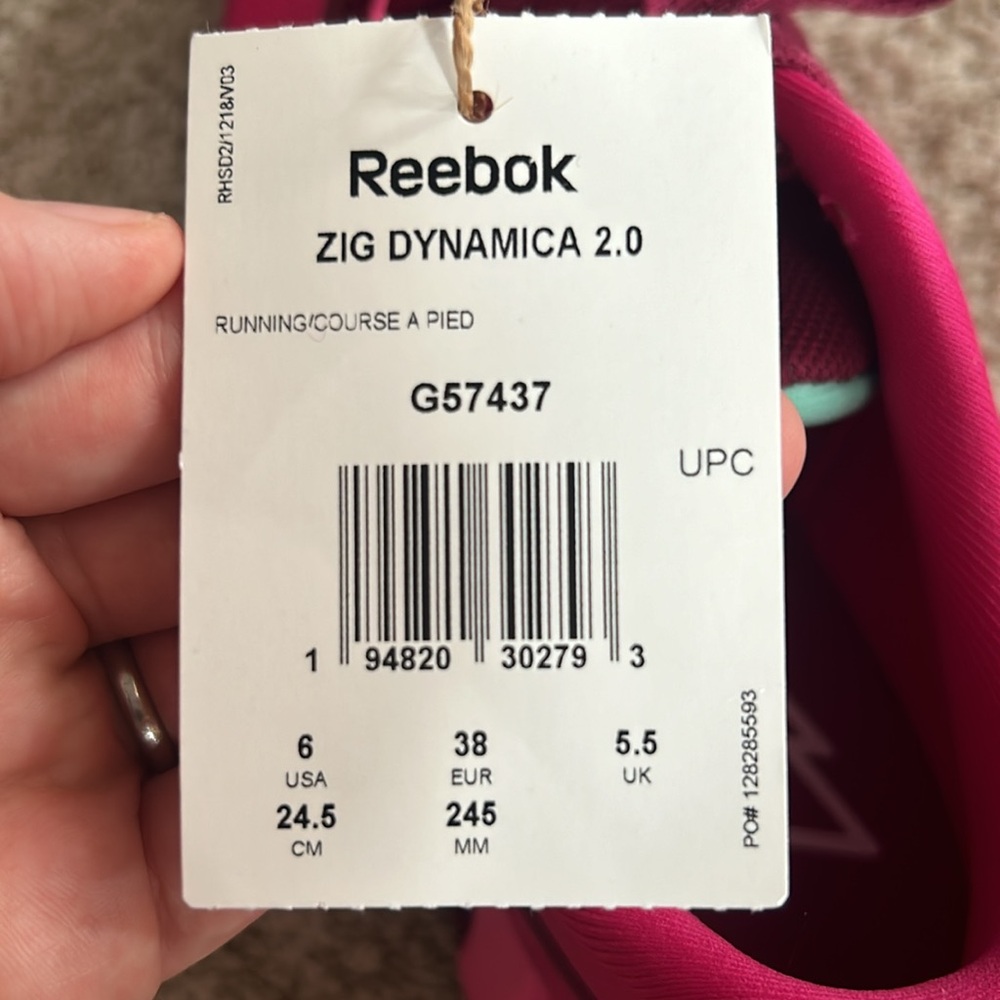 NWT Reebok Junior Zig Dynamic 2.0 - Picture 6 of 7
